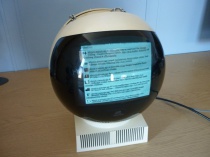 JVC Video Sphere TV Showing a Twitter Feed Hire