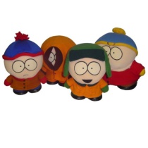 South Park Character Soft Toys Hire