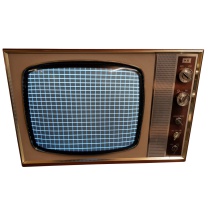 TV & Video Props ITT-KB - KV205 - 18" Wooden Case TV 