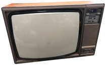 TV & Video Props Philips 26" Wooden Case Television with Teletext Printer
