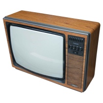 TV & Video Props Ferguson Colourstar TX 3785 25" Wooden Case Television