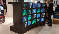 CRT Video Wall for Shop Installations