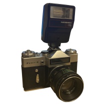 Zenit-E Camera with Flash - MF Hire