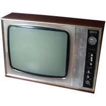 TV & Video Props ITT-KB 14" Wooden Case TV