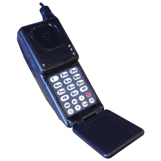 Black Motorola Brick Mobile Phone