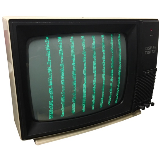 Sanyo - Display Monitor - Green Screen