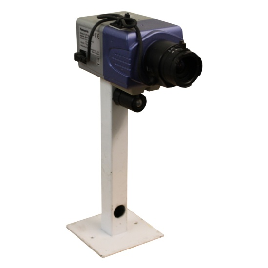 Blue Panasonic CCTV Camera