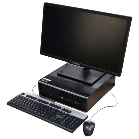 Black HP Compaq 6005 PC Setup