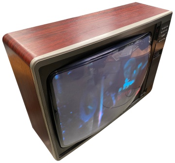 Picture of Mitsubishi Colour Wooden Case TV CT-2617TX