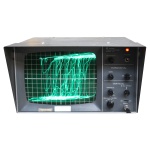 Picture of Vintage Technology Prop Store   Tools & Test Equipment   Black Oscilloscope