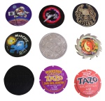 Picture of Vintage Technology Prop Store   Retro Toys   Pogs and Tazos Collectable Tokens