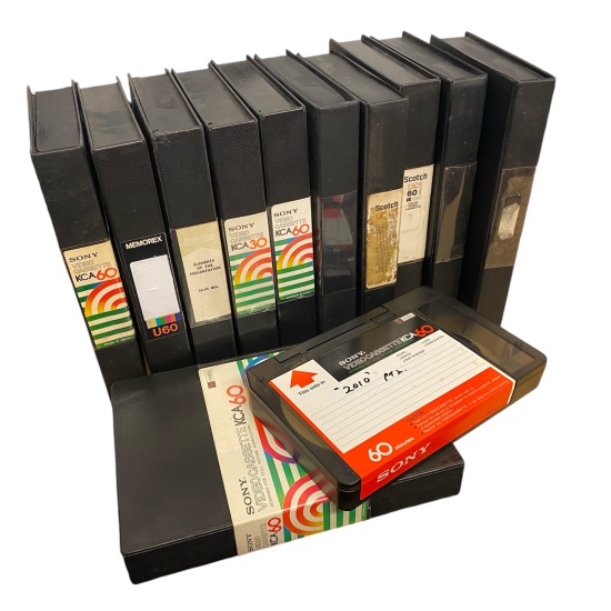 U-Matic Video Tapes