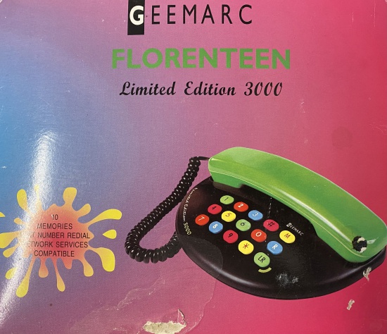 Picture of Vintage Technology Prop Store   Office Equipment   Retro Telephones   Geemarc Florenteen Limited Edition 3000 Telephone