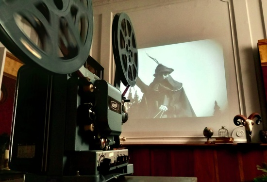 Image of Vintage Technology Prop Store   Cine and Slide Projectors   16mm Film Projector - Elf/EIKI RT-0 Projector 