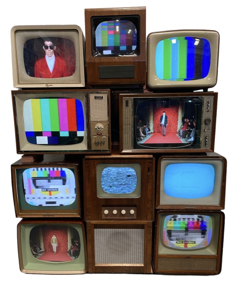 Picture of TV and Monitor Stacks   Vintage TV Stacks   Humphrey (50s Television Stack)