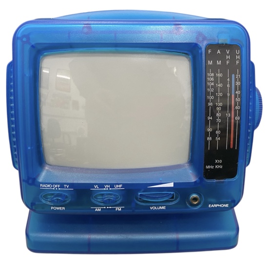 Picture of Vintage Technology Prop Store   Vintage Television Props   Unbranded Translucent Blue - 5